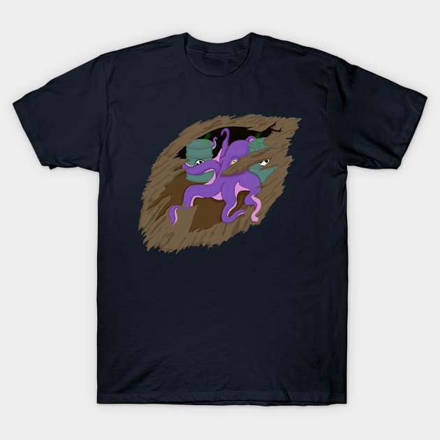 Octo Ship T-Shirt by CheshireArt